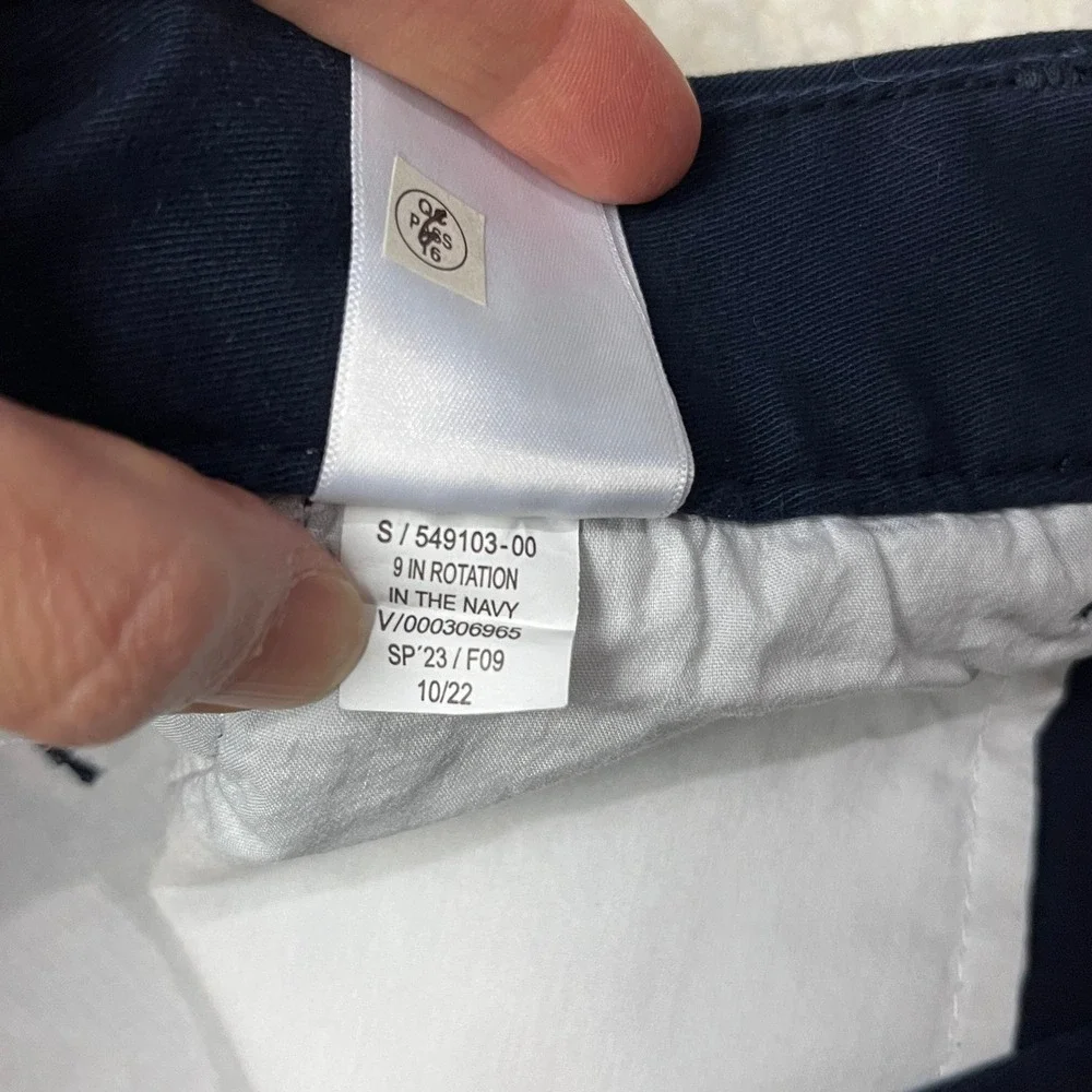 Old‎ Navy Shorts Mens 40 Navy Blue 9 In Rotation Slim Fit Chino Stretch Cotton